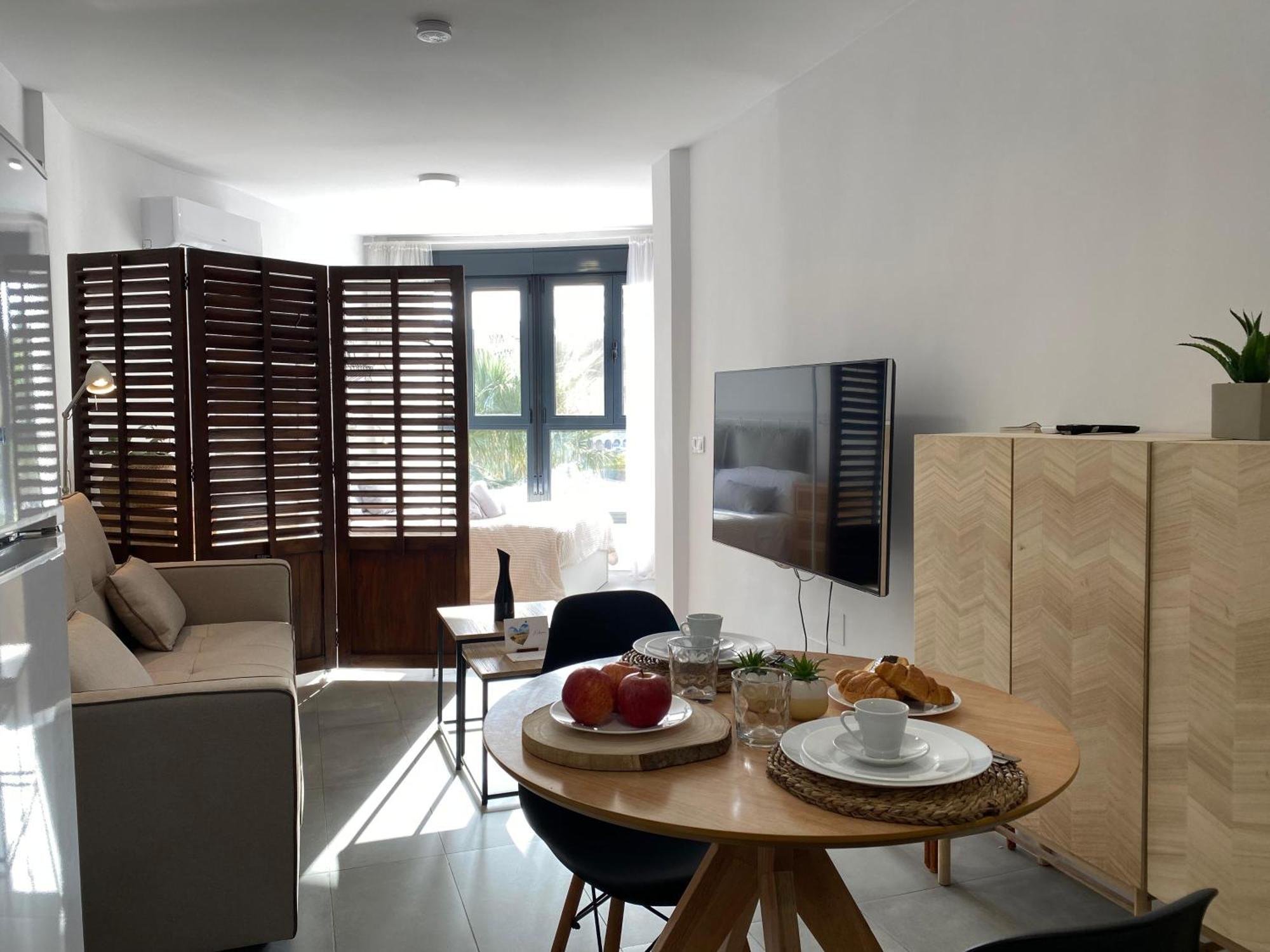 Апартаменти Loft primera línea playa, Cabo de Gata, Wifi Ретамар Екстер'єр фото